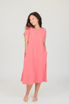 Starburst Casual Dress with Pockets