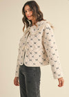 Precious Bow Jacket with Peter Pan Collar