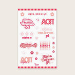 Sorority Sticker Sheet