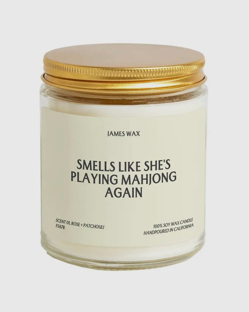 Smells Like She's Playing Mahjong Candle