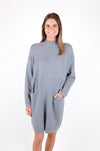 Grab and Go Dress with Pockets, Gray