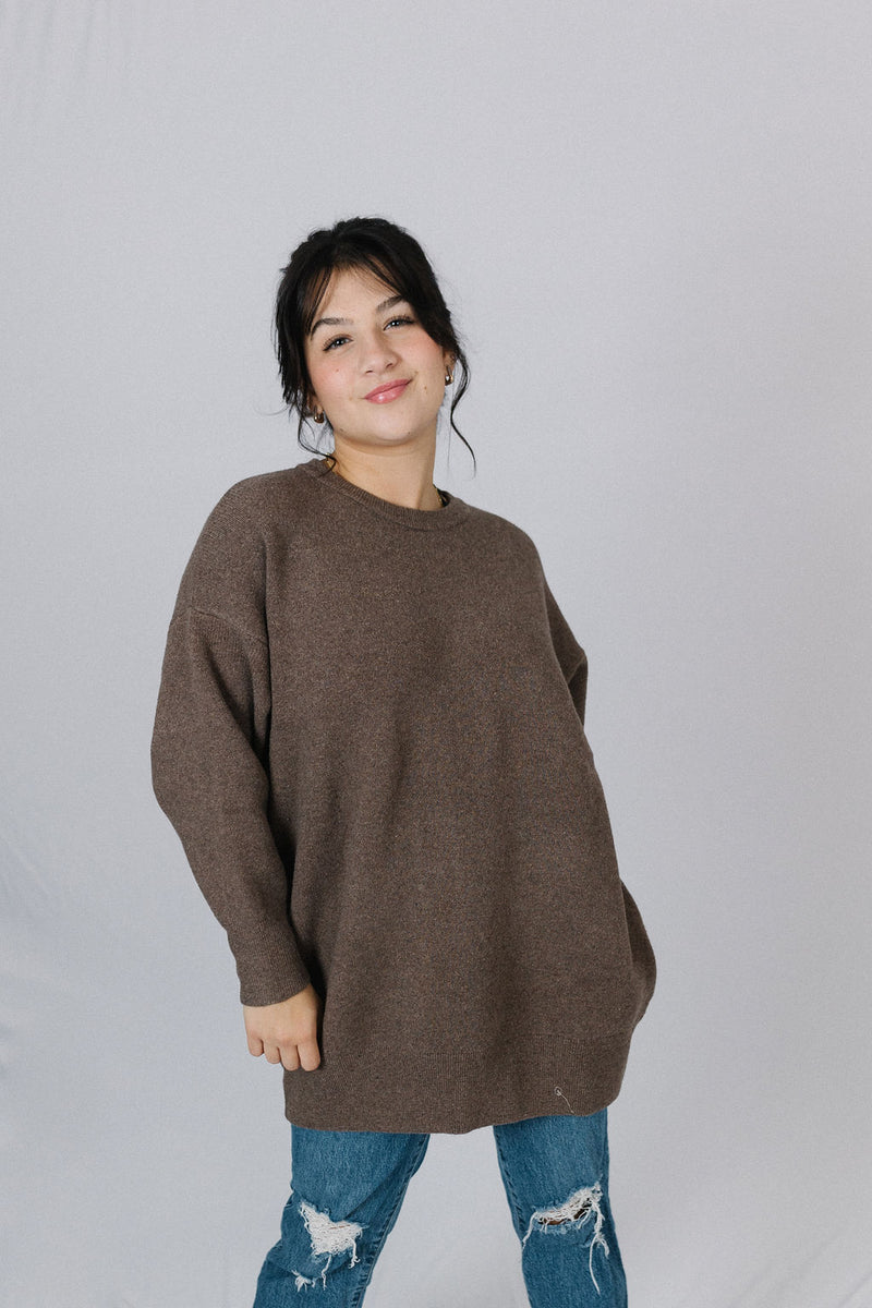 Oversized Brown Sweater