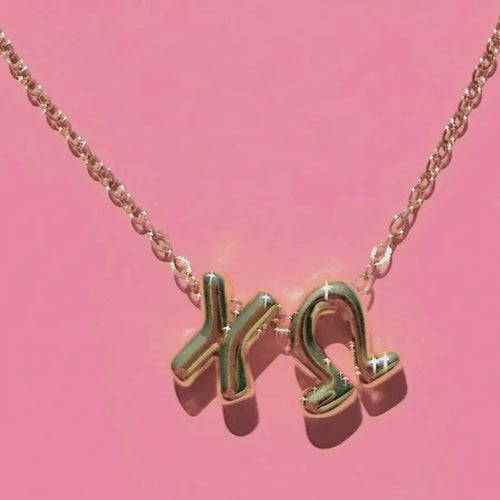 Bubble Letter Necklace