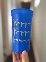 Greek Script Cups