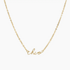 Sorority Script Necklace