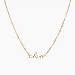 Sorority Script Necklace