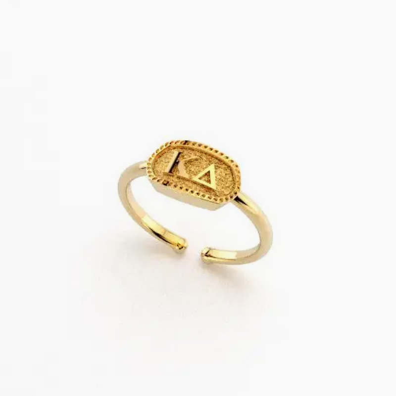 Greek Athena Oval Ring