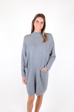 Grab and Go Dress with Pockets, Gray