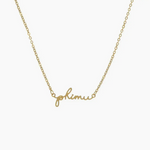 Sorority Script Necklace