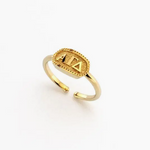 Greek Athena Oval Ring