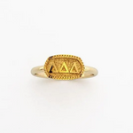 Greek Athena Oval Ring