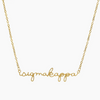 Sorority Script Necklace