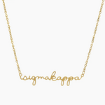 Sorority Script Necklace