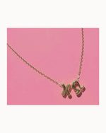 Bubble Letter Necklace