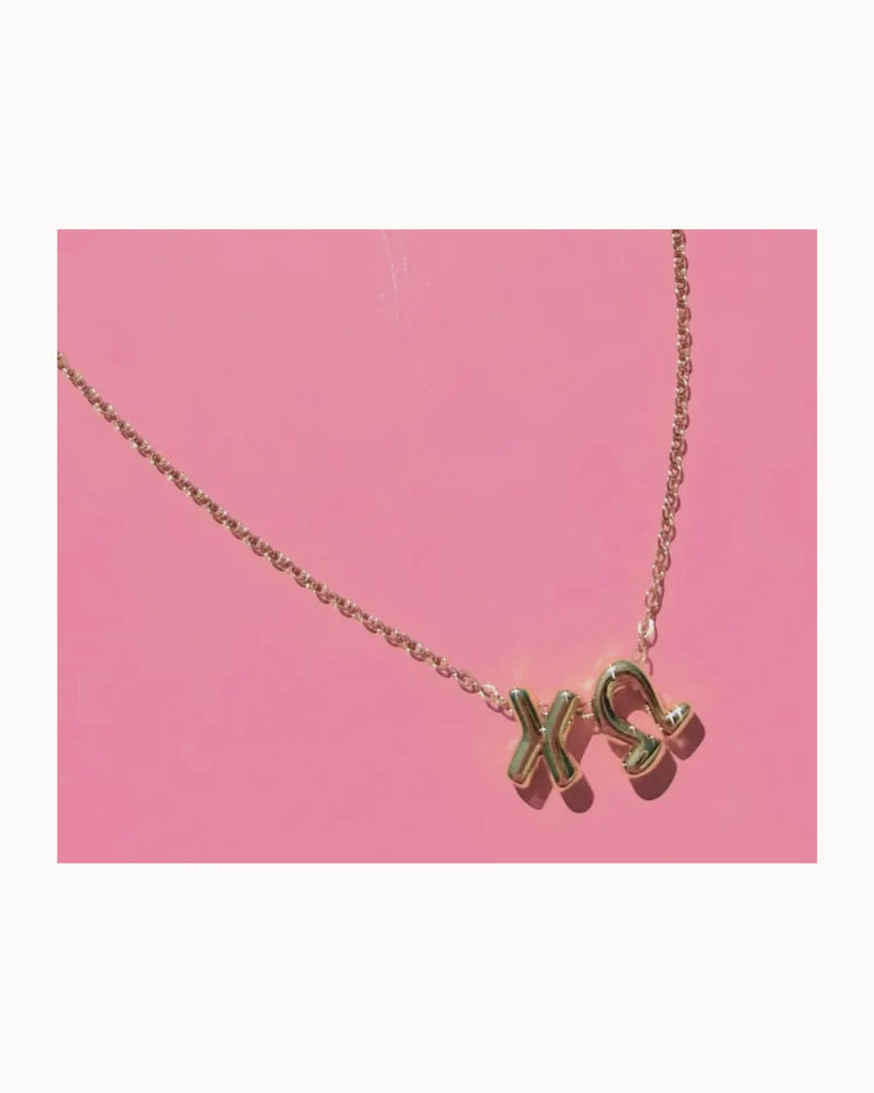 Bubble Letter Necklace
