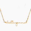 Sorority Script Necklace