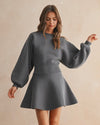 Giving Thanks Dress, Gray