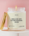Smells Like She's Playing Mahjong Candle