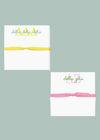 Sorority Greek Doodle Script Notepad