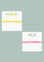 Sorority Greek Doodle Script Notepad