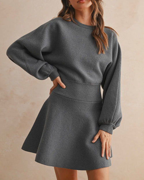 Giving Thanks Dress, Gray