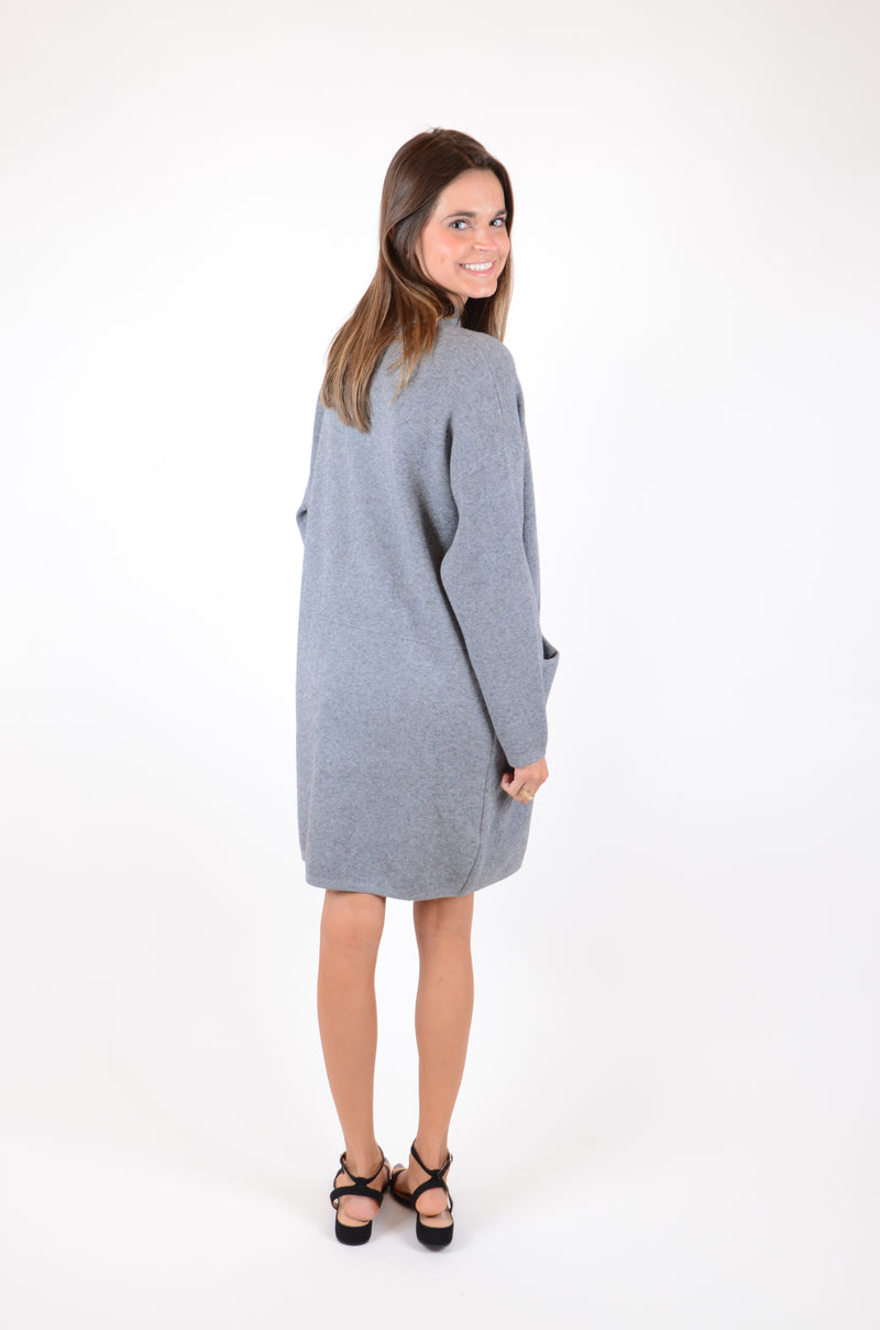 Grab and Go Dress with Pockets, Gray