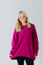 Perfectly Oversized Sweater, Magentaq