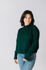Simple Layer Sweater, Green