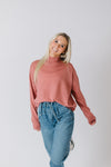 Simple Layer Sweater, Mauve