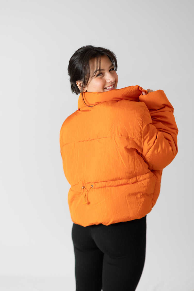 Puffer Coat, Orange