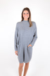 Grab and Go Dress with Pockets, Gray