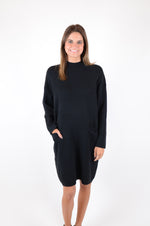 Grab and Go Dress with Pockets, Black