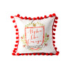 Greek Pom Pom Pillow