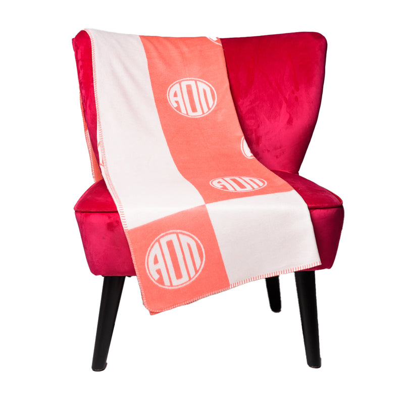 Greek Monogram Blanket