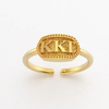 Greek Athena Oval Ring