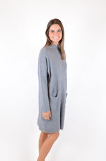 Grab and Go Dress with Pockets, Gray