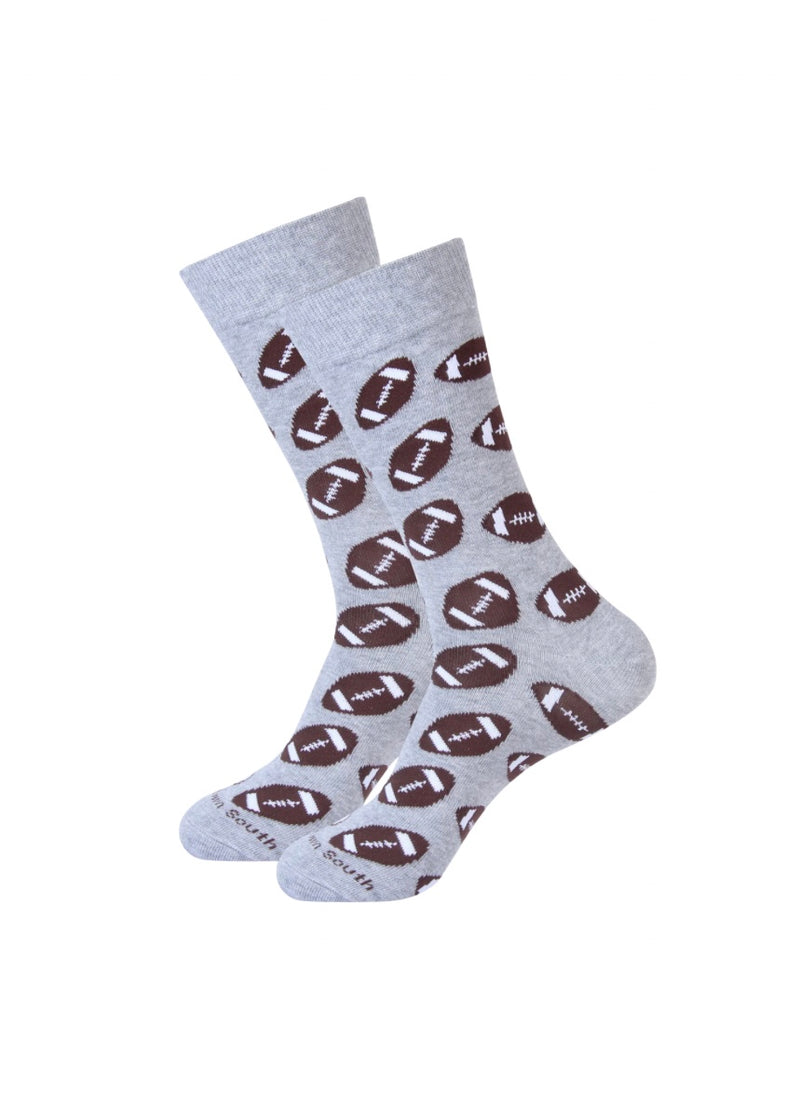 Gray Football Socks