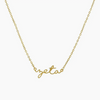 Sorority Script Necklace