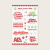 Sorority Sticker Sheet