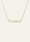 Sorority Script Necklace