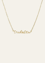 Sorority Script Necklace