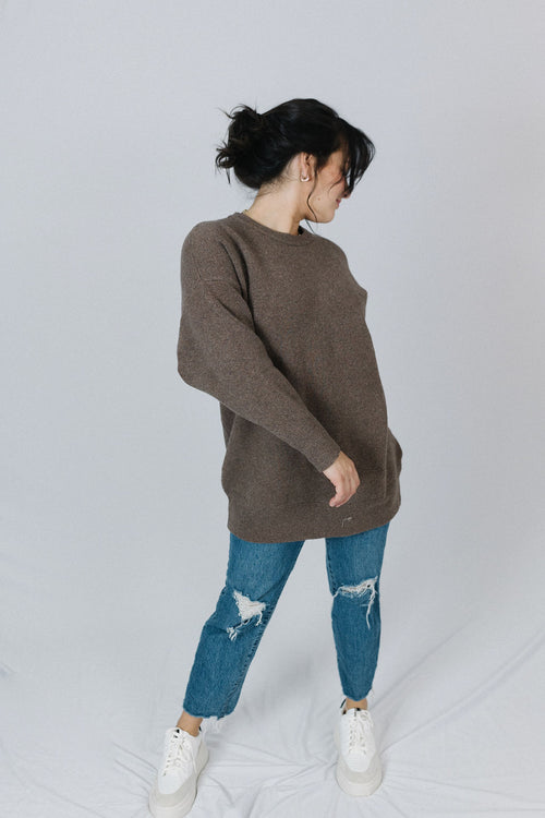Oversized Brown Sweater