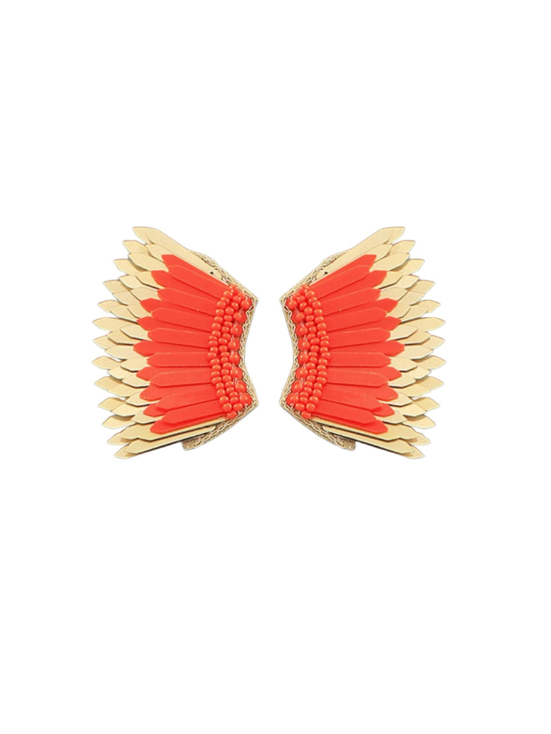 Orange Wings with Gold