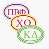 Sorority Greek Bumper Sticker