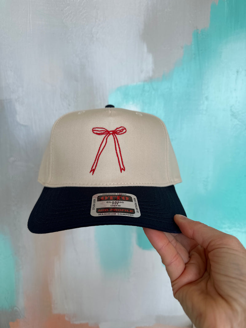 Red Bow Hat