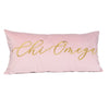 Velvet Embroidered Lumbar Pillow