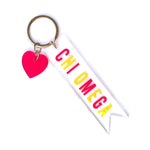 Acrylic Heart Keychain