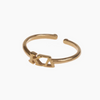 Greek Letter Adjustable Ring