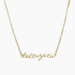 Sorority Script Necklace