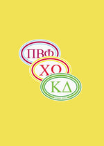 Sorority Greek Bumper Sticker